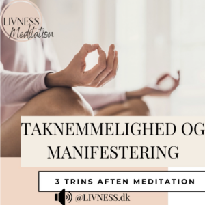 3 trins taknemmeligheds meditation med manifestering