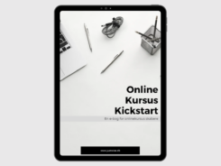 E-bog: Onlinekursus kickstart
