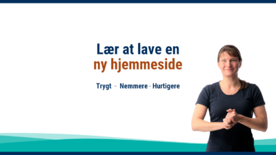 Lær at lave en ny hjemmeside med Lise Mulvad, Hjemmeside mentor