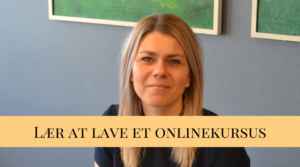 Lær at lave et onlinekursus