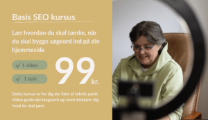 Sådan skal du tænke, når du bygger søgeord – Basis SEO<br><br> <span style="font-size:14pt">*1 Video der guider dig<br></span>